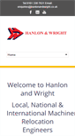 Mobile Screenshot of hanlonandwright.co.uk