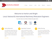 Tablet Screenshot of hanlonandwright.co.uk